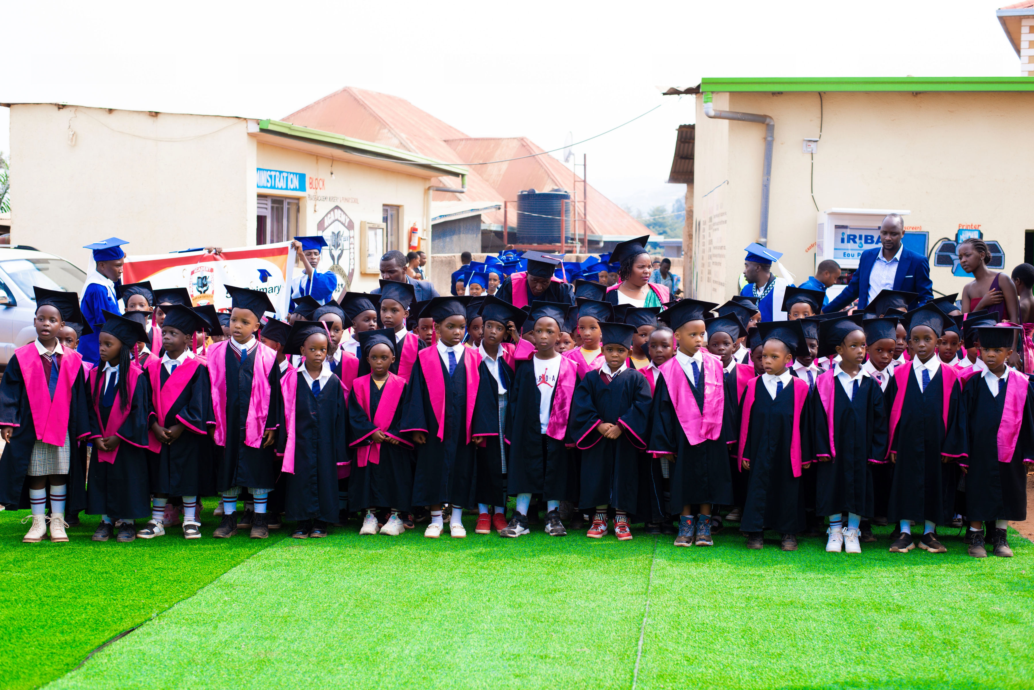 Students taking part in an educational activity