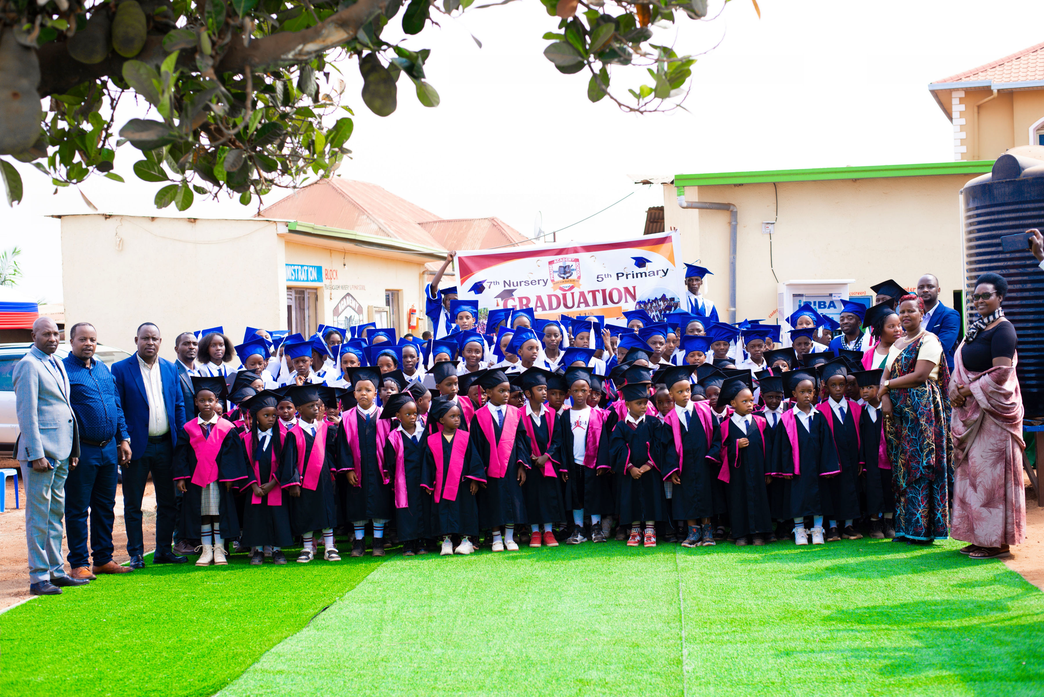 Young learners taking part in a school celebration